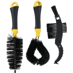 Dunlop Zestaw szczotek do czyszczenia roweru łańcucha x3 E-10226 - Akcesoria rowerowe - miniaturka - grafika 1