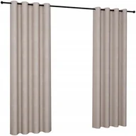 Zasłony - Zasłona welurowa 140x240 na przelotkach zasłony na kółkach do salonu kolory - miniaturka - grafika 1