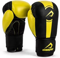 Rękawice bokserskie - Overlord Dziecięce Rękawice Bokserskie Boxer Black/Yellow - miniaturka - grafika 1