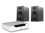 Zestawy stereo - Bluesound POWERNODE EDGE (biały) + Diva 3 (czarny) - miniaturka - grafika 1