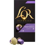 Kawa w kapsułkach i saszetkach - L'OR LOR Kawa w kapsułkach L`OR LUNGO PROFONDO+ 40 zł na dzień dobry w Klubie MediaMarkt ! LUNGO PROFONDO - miniaturka - grafika 1
