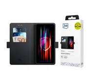 Etui i futerały do telefonów - 3mk Wallet Case do POCO C75 Czarny - miniaturka - grafika 1