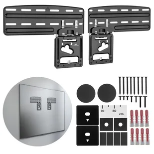 MACLEAN UCHWYT DO TV, KOMPATYBILNY Z TELEWIZORAMI SAMSUNG QLED, 43"-85", MAX. 60KG, MC-806 N - Uchwyty do telewizora - miniaturka - grafika 1