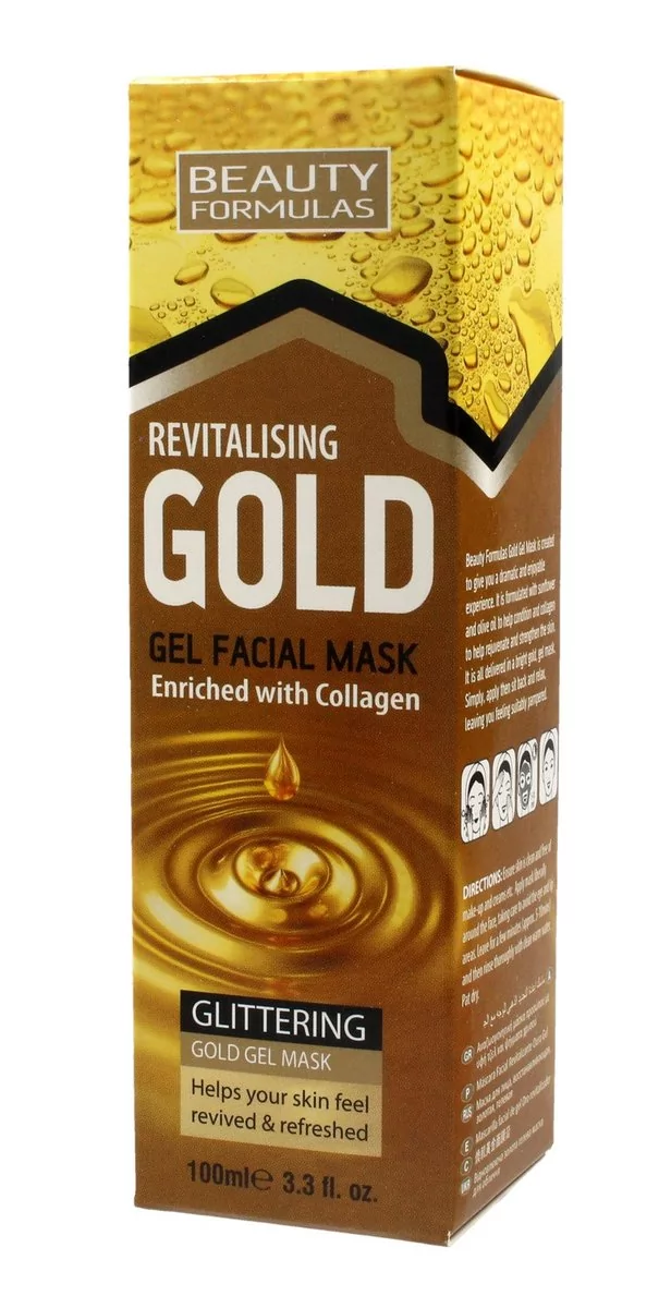 Beauty Formulas złota rewitalizująca maska do twarzy 100 ml