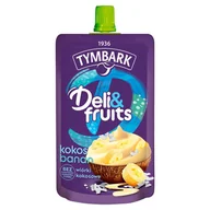 Soki i napoje niegazowane - Tymbark Deli&Fruits Mus owocowy kokos banan 170 g - miniaturka - grafika 1