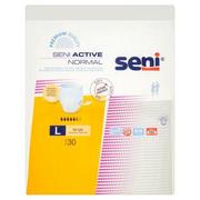 Pieluchy dla dorosłych - Seni Active Normal Large Elastyczne majtki chłonne, 30 sztuk - miniaturka - grafika 1