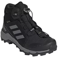 Buty dla chłopców - Buty dziecięce Adidas Terrex Mid Gtx K Rozmiar butów (UE): 33 / Kolor: czarny/szary - miniaturka - grafika 1