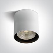 Lampy sufitowe - Orof 2 tuba natynkowa LED biała 67516C/W/W OneLight - miniaturka - grafika 1