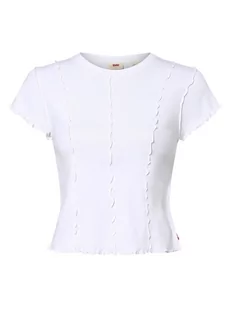 Levi's - T-shirt damski, biały - Koszulki i topy damskie - miniaturka - grafika 1