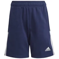 Odzież sportowa dziecięca - Adidas, Spodenki dziecięce, Tiro 21 Sweat Short Junior GK9679, granatowy - miniaturka - grafika 1