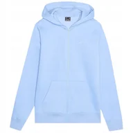 Bluzy damskie - BLUZA DRESOWA ROZPINANA Z KAPTUREM 4FWMM00TSWSF1467 32S r-XS - miniaturka - grafika 1