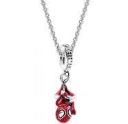 Naszyjnik wisiorek Spiderman Pająk Spider Marvel prezent Y2K