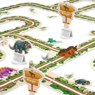 Puzzle - Droga - tor dla samochodów Dinozaury - Puzzle 44 elementy - miniaturka - grafika 1