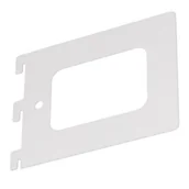 Zawiasy, okucia i inne akcesoria - Wspornik do książek jednorzędowy WKS 3 biały VELANO - miniaturka - grafika 1