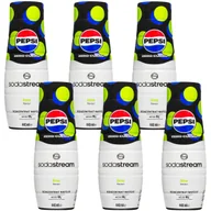 Syropy i koncentraty owocowe - 6x SYROP SODASTREAM PEPSI MAX LIMONKA BEZ CUKRU KONCENTRAT DO SATURATORA - miniaturka - grafika 1