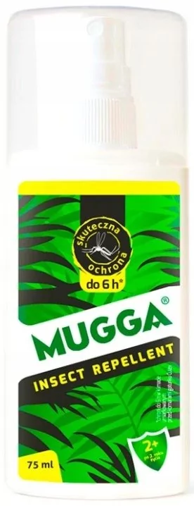 Mugga Repelent na komary Mugga Spray 9,5% DEET. Sposób na komary.