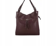 Torebki damskie - Torebka Anpa skóra średnia brązowa 6003 - miniaturka - grafika 1