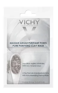 Vichy Maska oczyszczająca pory, z glinką, 2 saszetki x 6 ml - Pozostałe kosmetyki - miniaturka - grafika 1