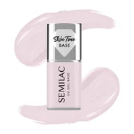 Żele do paznokci - Semilac Baza do lakierów hybrydowych Skin Tone Cover Base, Natural Pink - miniaturka - grafika 1