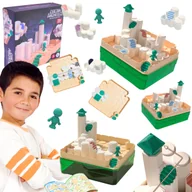Układanki dla dzieci - Klocki Konstrukcyjne Mały Architekt Wieża Układanka Puzzle Gra Logiczna - miniaturka - grafika 1