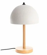 Lampy stojące - Lampa Stołowa Skandynawska z Porcelanowym Abażurem - miniaturka - grafika 1