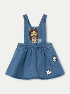 NAME IT Sukienka jeansowa GABBY 13231881 Niebieski Standard Fit - Sukienki i spódniczki dla dziewczynek - miniaturka - grafika 1
