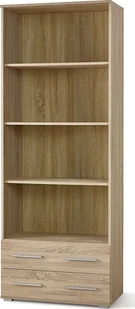 Elior Regał Lines C4 - dąb sonoma - Regały - miniaturka - grafika 1