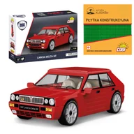Klocki - Cobi 24508 Samochód Lancia Delta HF 61 El. + PŁYTKA - miniaturka - grafika 1