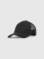 Czapki męskie - Czapka z daszkiem trucker uniseks 4F 4FWSS25ACABU401 - czarna - miniaturka - grafika 1