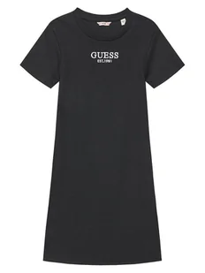 Guess Sukienka codzienna J5YK11 KBZP4 Czarny Regular Fit - Sukienki i spódniczki dla dziewczynek - miniaturka - grafika 1