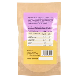 Mieszanka na shake banan mango 65g - Soki i napoje niegazowane - miniaturka - grafika 2