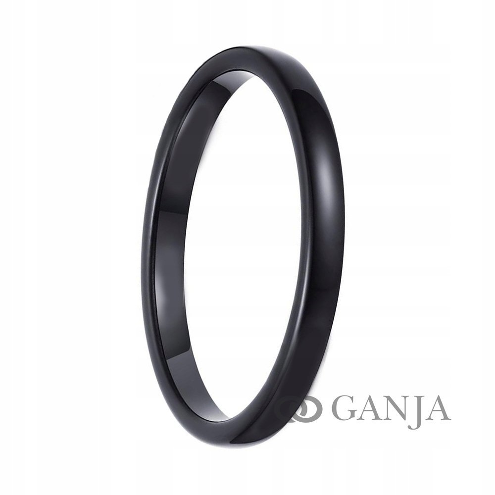 Pierścionek,ceramika szer.3mm rozmiar17 gładka C05