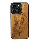 Etui i futerały do telefonów - Drewniane Etui Bewood iPhone 14 Pro WILK IMBUIA - miniaturka - grafika 1
