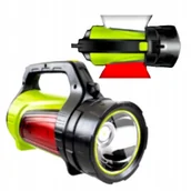 Oświetlenie warsztatowe - LATARKA AKUMULATOROWA SZPERACZ LED USB ŁADOWALNA - miniaturka - grafika 1