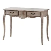 Konsole i sekretarzyki - LivinHill LIVINHILL KONSOLA-SEKRETARZYK MERONA 017B SYPIALNIA/SALON VINTAGE BRĄZOWY/SZARY ME017B - miniaturka - grafika 1