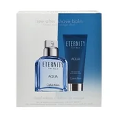 Zestawy perfum unisex - Calvin Klein, Eternity Aqua For Men, zestaw kosmetyków, 2 szt. - miniaturka - grafika 1