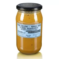 Miód - PYŁEK I PROPOLIS FORTE W MIODZIE WIELOKWIATOWYM 1010g, pyszny, słodki, nierozgrzewany, 100 lat tradycji, zdrowy - miniaturka - grafika 1