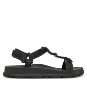 Sandały damskie - Sandały Melissa Papete + Bo.Bô 35996 Czarny - miniaturka - grafika 1