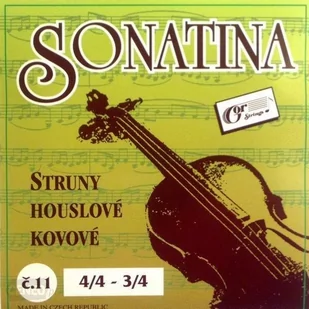 Sonatina Struny - skrzypce komplet 4/4-3/4 C.11 - Akcesoria do instrumentów smyczkowych - miniaturka - grafika 1
