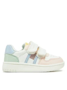 Tommy Hilfiger Sneakersy Flag Low Cut Velcro Sneaker T1A9-33730-1439 M Kolorowy - Buty dla dziewczynek - miniaturka - grafika 1