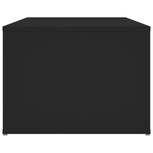 Lumarko Stolik kawowy, czarny 100x50x36 cm, materiał drewnopochodny - Ławy i stoliki kawowe - miniaturka - grafika 7