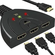 Kable - SWITCH PRZEŁĄCZNIK HDMI 3w1 FULL HD 4K ROZDZIELACZ - miniaturka - grafika 1