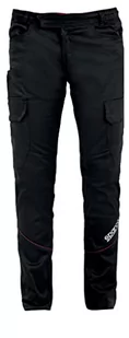 Sparco Boston - wielokieszeniowe spodnie robocze z czarnej bawełny, Wielobarwny, 42/50 EU - Odzież motocyklowa - miniaturka - grafika 1
