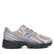 Buty dla chłopców - Sneakersy New Balance G7406WY Szary - miniaturka - grafika 1