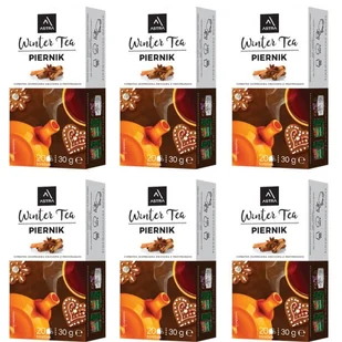 Astra Zestaw Winter Tea Piernikowa 6 x 20 torebek herbata ekspresowa (6 x EX20) - Herbata - miniaturka - grafika 1