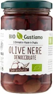 Pasztet i przetwory mięsne - Oliwki czarne drylowane Olive Nere Denocciolate Peranzana 280g - Bio Gustiamo - miniaturka - grafika 1