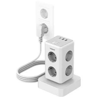 Listwa zasilająca TESSAN TS-306TS-C - Listwy zasilające - miniaturka - grafika 1
