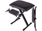 Zabawy w naśladowanie dorosłych - Siedzisko Do Keyboardu Pianina, Składany Stołek, Regulowany Taboret Krzesło - miniaturka - grafika 1