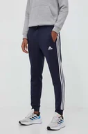 Spodnie męskie - adidas spodnie dresowe kolor granatowy z aplikacją - miniaturka - grafika 1