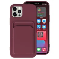 Etui i futerały do telefonów - Etui König Design kompatybilne z Apple iPhone 12 Pro plastikowe miękkie etui na telefon - Etui na telefon ciemnofioletowe - miniaturka - grafika 1